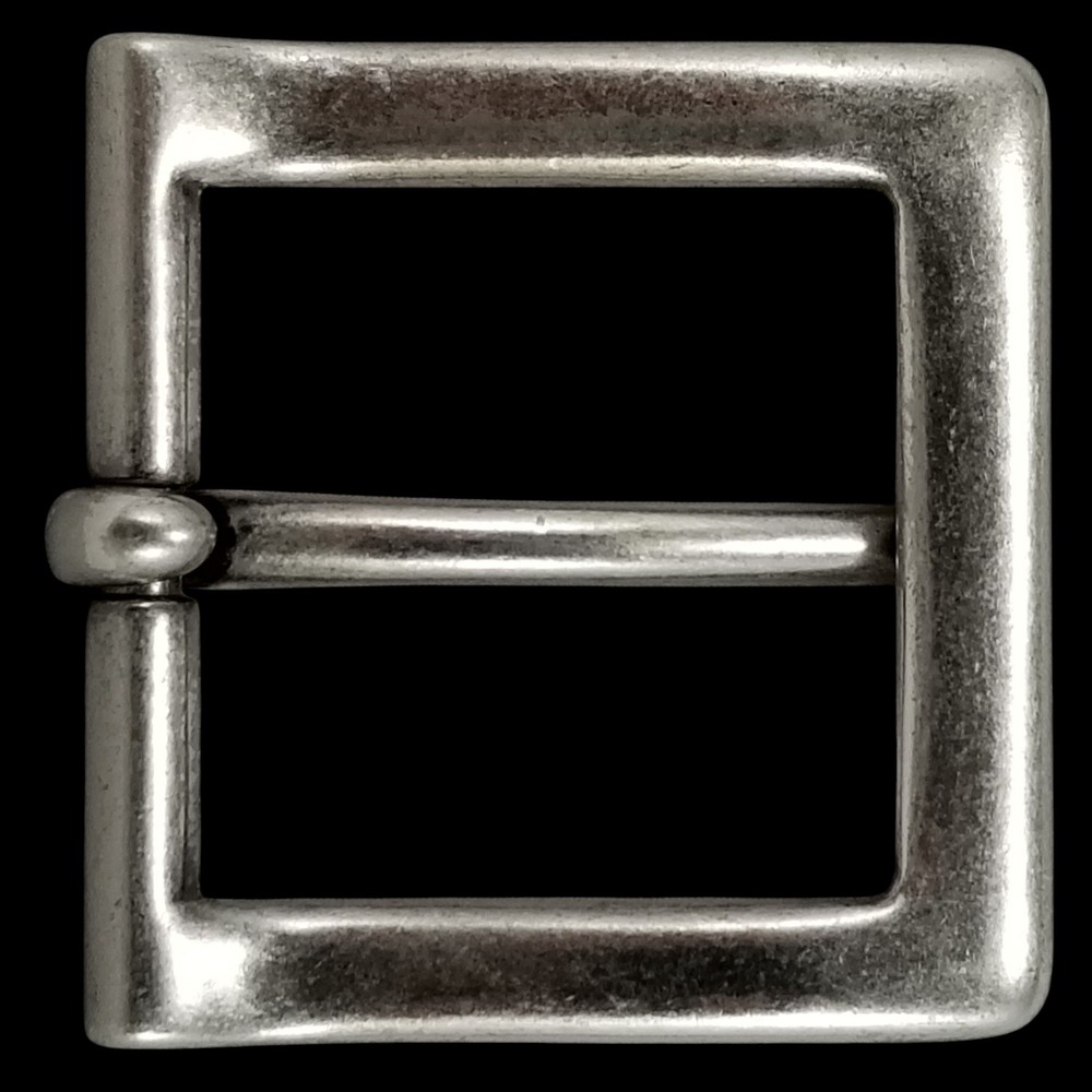 Harley Davidson Belt Buckle, Silver Tone Rectangular, USA Made - Picture 6 of 9